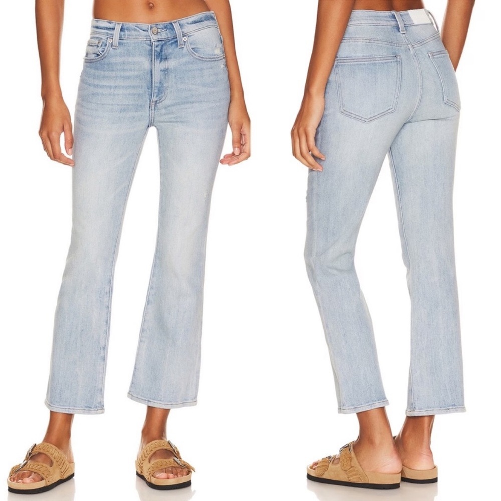 Pistola Lennon High Rise Cropped Boot Jeans Revolve